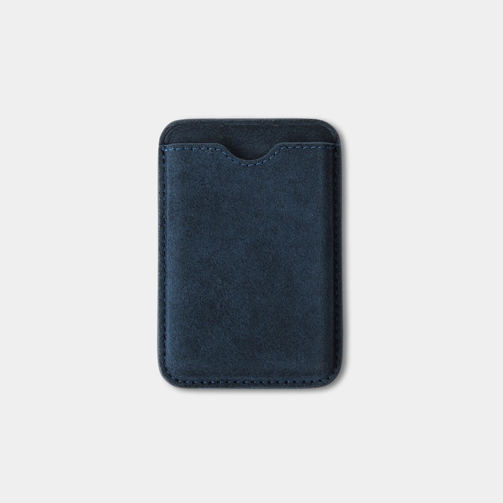 Magsafe Wallet JULIUS aus italienischem Alcantara – Handgefertigter Luxus
