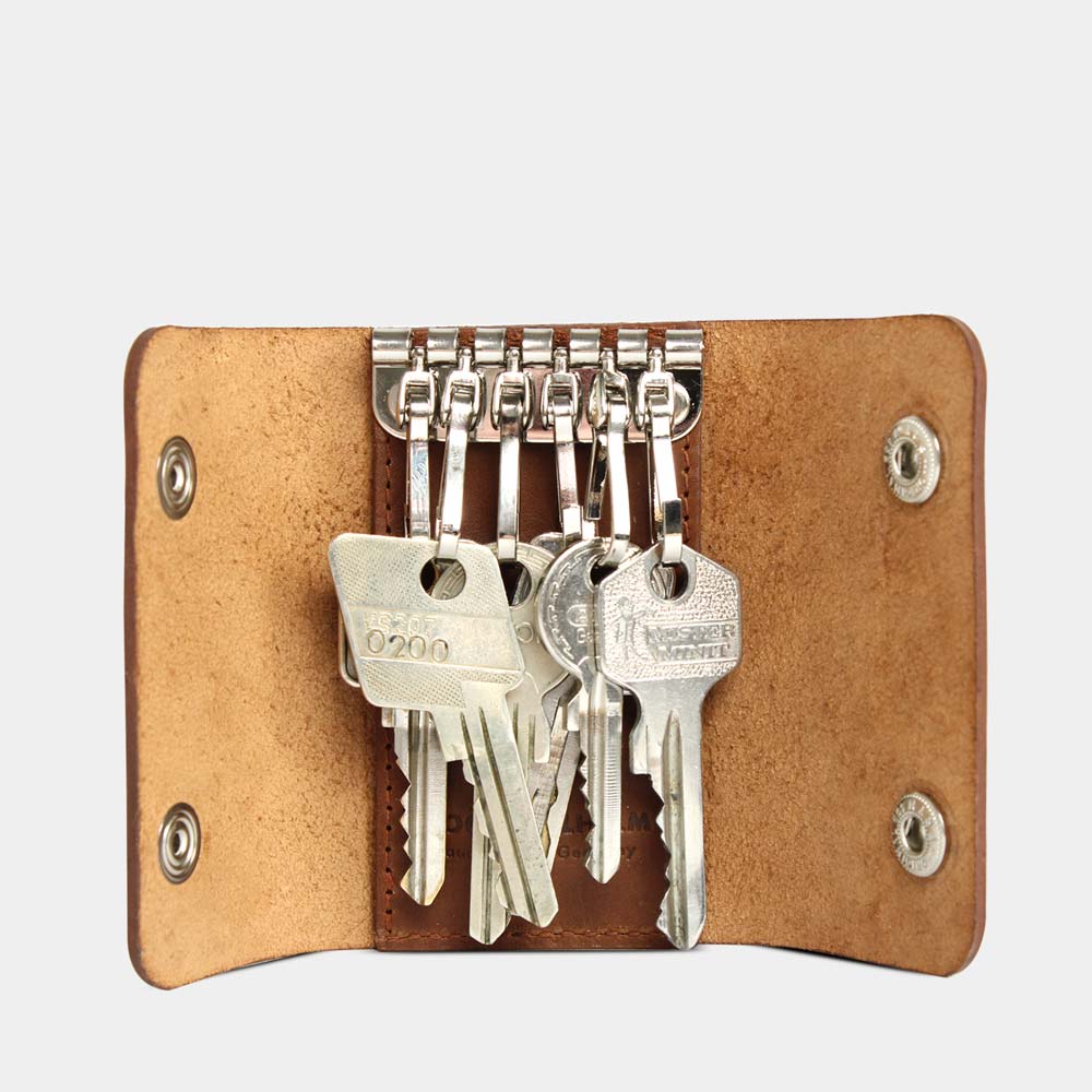 Schlüsseletui aus Leder mit Airtag-Fach HANS 2.0