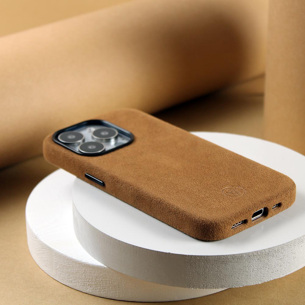 iPhone Alcantara Hülle für das iPhone 15 Pro