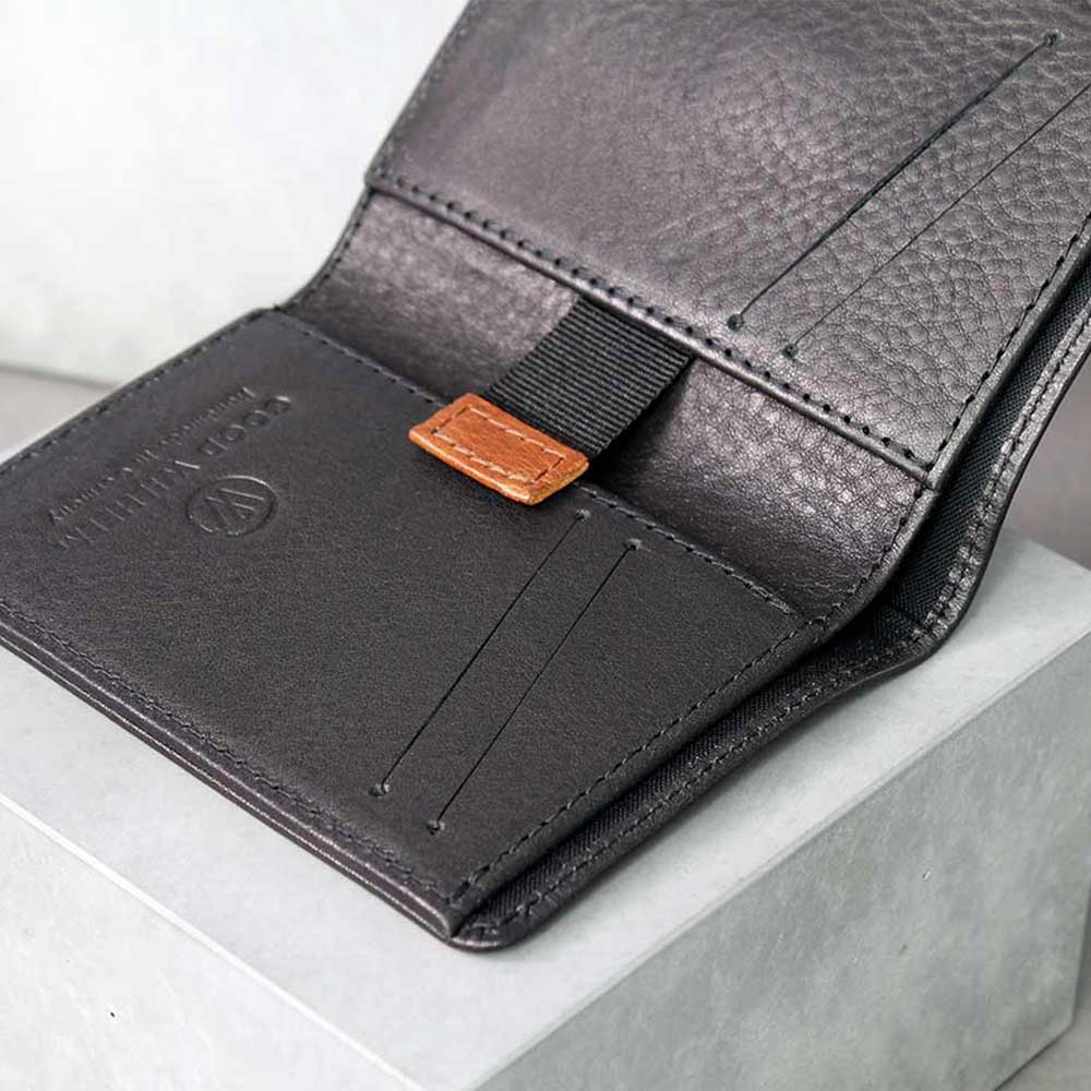 Klassische Geldbörse GUSTAV mit RFID Schutz und Scheinfach