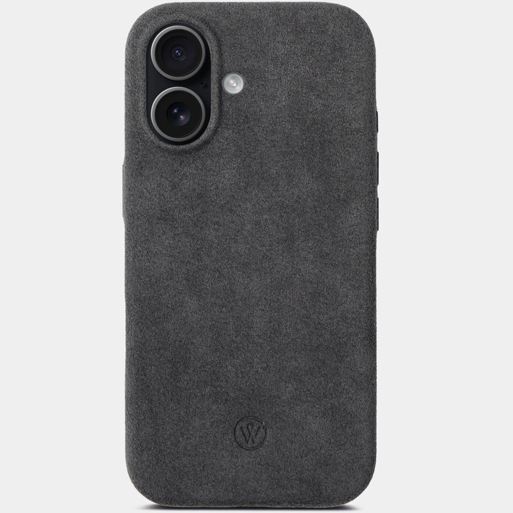 iPhone 17 Alcantara Hülle – Premium Case mit MagSafe, weich, langlebig & handgefertigt