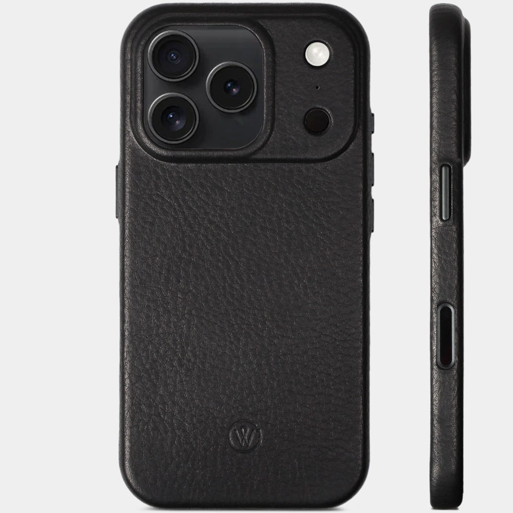 iPhone 17 Air Hülle Leder BRUNO handgefertigt aus italienischem Vachetta Leder