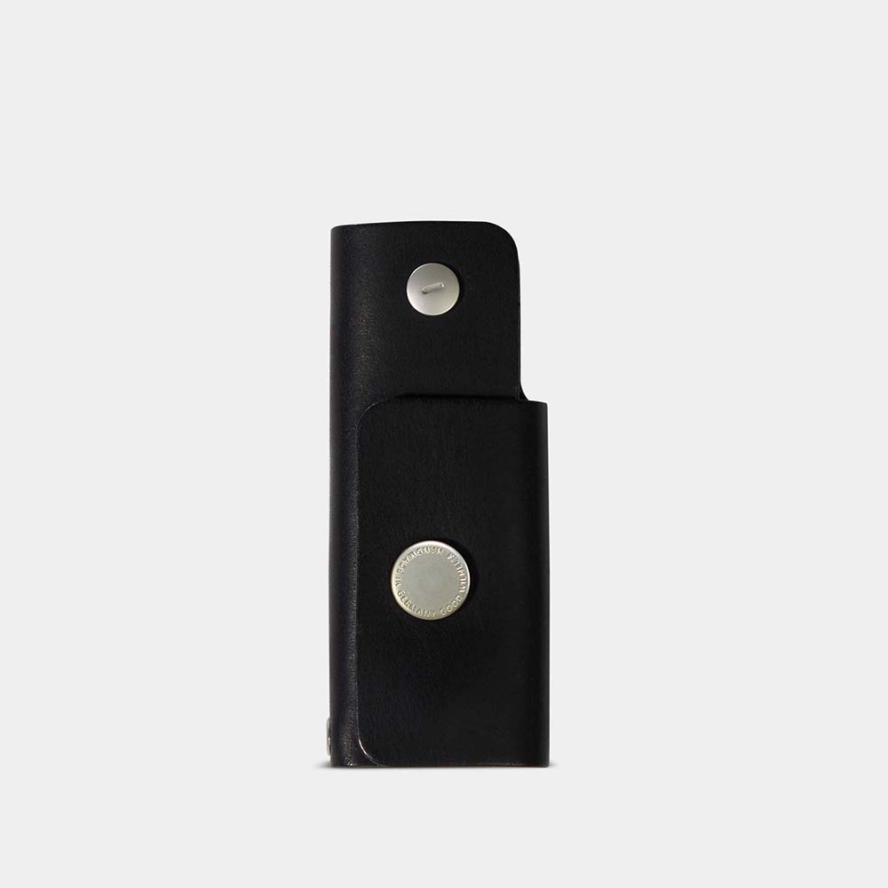 Schlüsseletui EMIL aus Leder von Goodwilhelm in der Farbe black